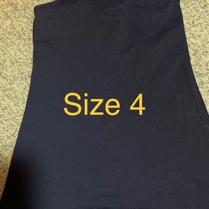 Lululemon tank size 4